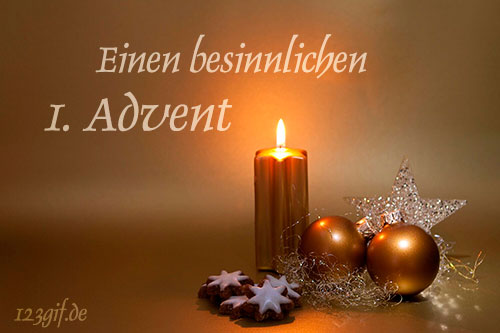 Einen besinnlichen 1. Advent