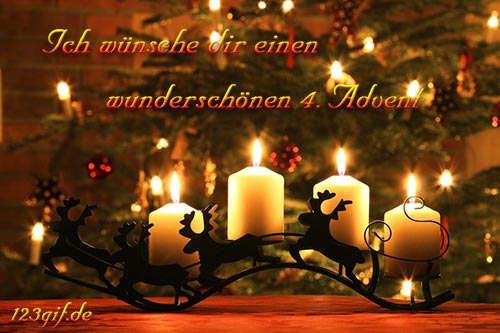 Ich wünsche dir einen wunderschönen 4. Advent