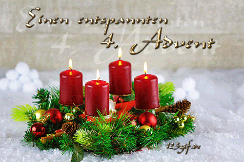 Einen entspannten 4. Advent