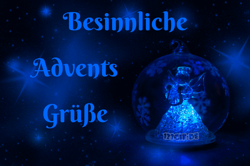 adventsgruesse-engel-blau-0006.gif von 123gif.de Download & Grußkartenversand