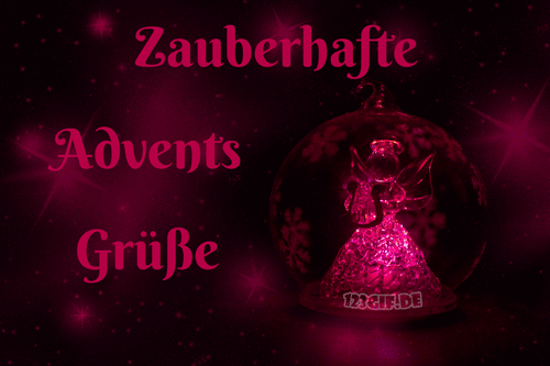 adventsgruesse-engel-pink-0004.gif von 123gif.de Download & Grußkartenversand