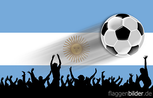 argentinien_fussball-fans.jpg von 123gif.de Download & Grußkartenversand