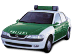 animierte Graphik Polizei-Fahrzeug