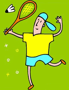 badminton-0060.gif von 123gif.de Download & Grußkartenversand