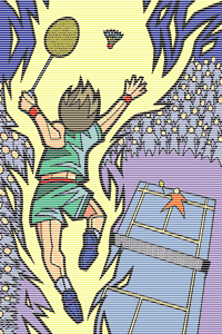 badminton-0073.gif von 123gif.de Download & Grußkartenversand