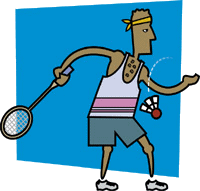 badminton-0172.gif von 123gif.de Download & Grußkartenversand