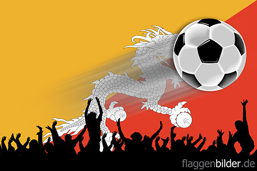 bhutan_fussball-fans.jpg von 123gif.de Download & Grußkartenversand