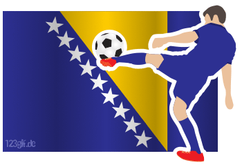 bosnien-herzegowinaflagge-fussballspieler.gif von 123gif.de Download & Grußkartenversand