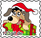 Klicken, um Briefmarke Weihnachts-Hund auszuwählen