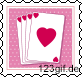 Klicken, um Briefmarke Herz Ass Kartenspiel auszuwählen