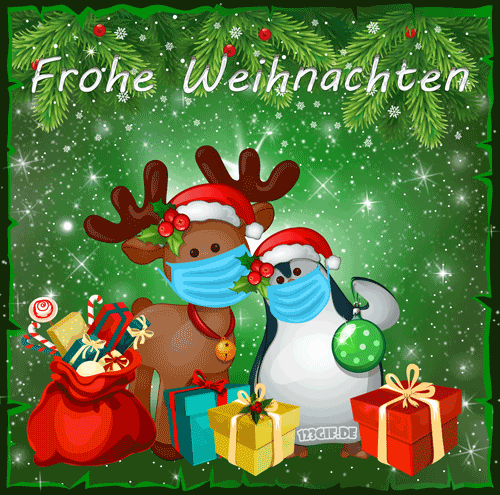 corona-maske-rentier-pinguin-frohe-weihnachten-0007.gif von 123gif.de