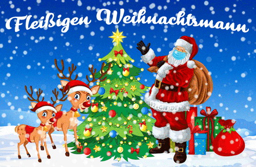 corona-weihnachtskarte-weihnachtsmann-0005.gif von 123gif.de Download & Grußkartenversand
