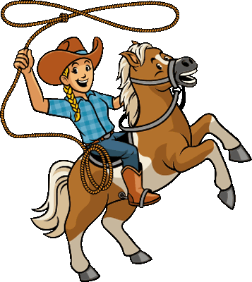 cowgirl-pferd-peitsche-0001.gif von 123gif.de Download & Grußkartenversand