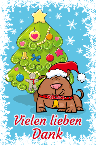danke-weihnachtsbaum-hund-0039.gif von 123gif.de Download & Grußkartenversand