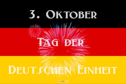 3. Oktober Tag der Deutschen Einheit