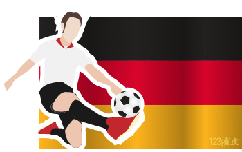 deutschlandflagge-fussballspieler.gif von 123gif.de Download & Grußkartenversand