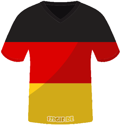 trikot-flagge-deutschland.gif von 123gif.de Download & Grußkartenversand