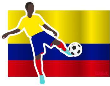 ecuuadorflagge-fussballspieler.gif von 123gif.de Download & Grußkartenversand
