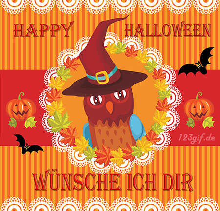 Halloweengrusskarten von 123gif.de