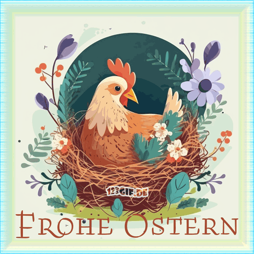 Osternest von 123gif.de