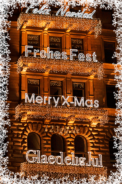 Feliz Navidad Frohes Fest Merry X-Mas Glaedelig Jul