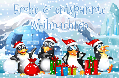 pinguine-frohe-weihnachten-0087.gif von 123gif.de Download & Grußkartenversand