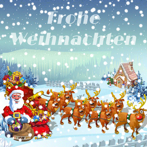 weihnachtschlitten-frohe-weihnachten-0099.gif von 123gif.de Download & Grußkartenversand