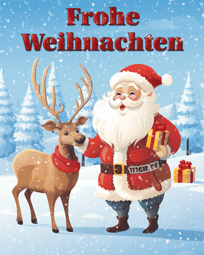 Frohe Weihnachten von 123gif.de