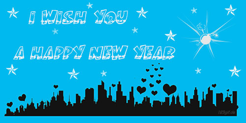 I wish you a happy new Year