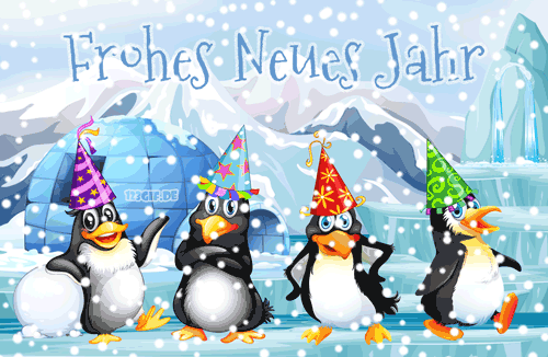 pinguine-frohes-neues-jahr-0146.gif von 123gif.de Download & Grußkartenversand