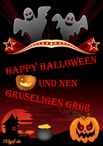 Halloweengrusskarten von 123gif.de