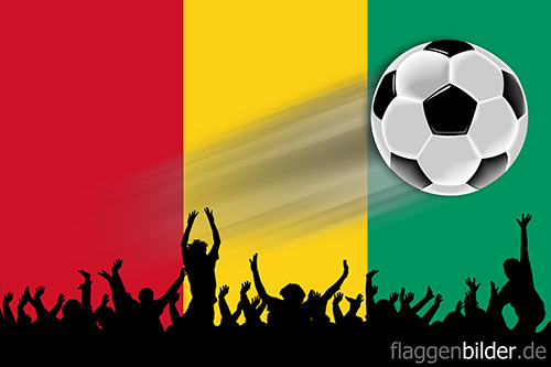 guinea_fussball-fans.jpg von 123gif.de Download & Grußkartenversand