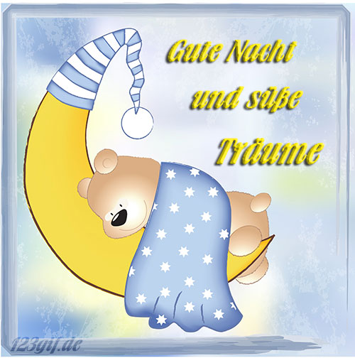 Gute Nacht und süße Träume