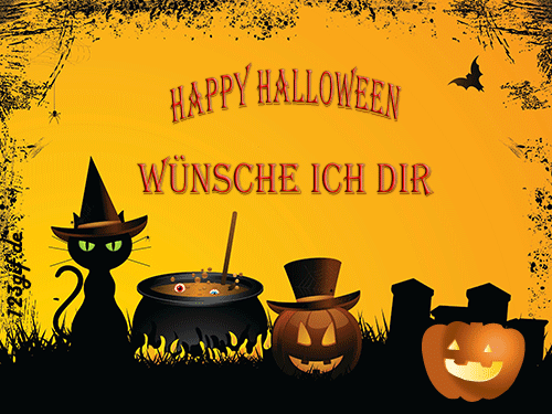 Halloweengrusskarten von 123gif.de