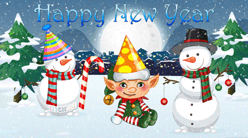 gnom-snowmen-happy-new-year-0007.gif von 123gif.de Download & Grußkartenversand