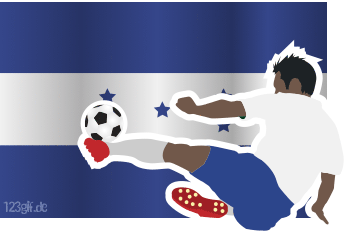 hondurasflagge-fussballspieler.gif von 123gif.de Download & Grußkartenversand