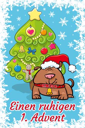 hund-weihnachtsbaum-1-advent-0053.gif von 123gif.de Download & Grußkartenversand