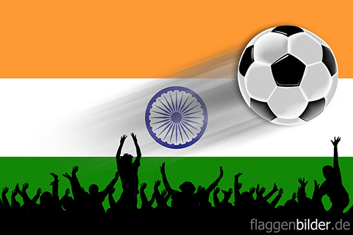 indien_fussball-fans.jpg von 123gif.de Download & Grußkartenversand