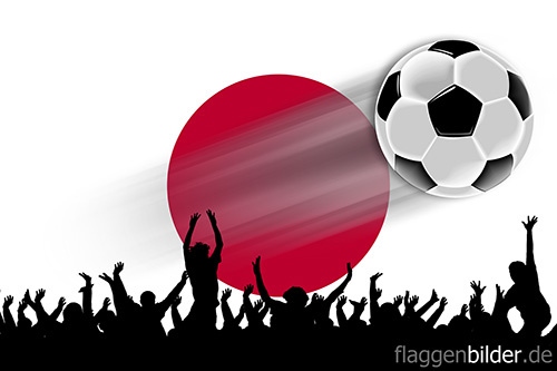 japan_fussball-fans.jpg von 123gif.de Download & Grußkartenversand