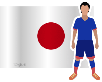 japanflagge-fussballspieler.gif von 123gif.de Download & Grußkartenversand