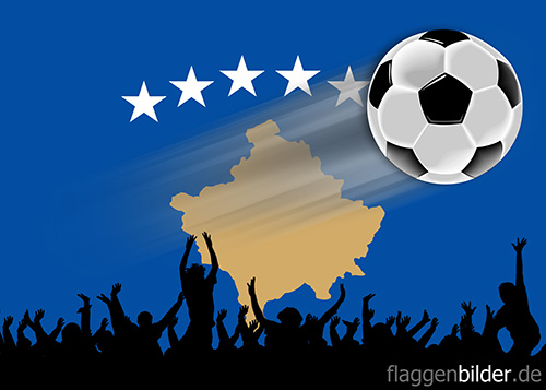 kosovo_fussball-fans.jpg von 123gif.de Download & Grußkartenversand