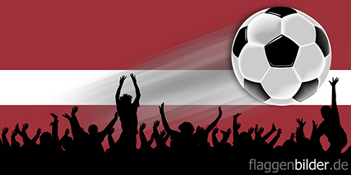 lettland_fussball-fans.jpg von 123gif.de Download & Grußkartenversand