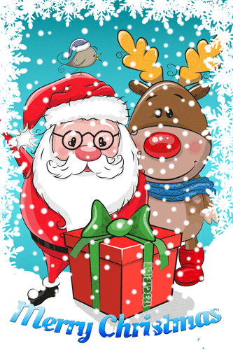 merry-christmas-santa-reindeer-0004.gif von 123gif.de Download & Grußkartenversand
