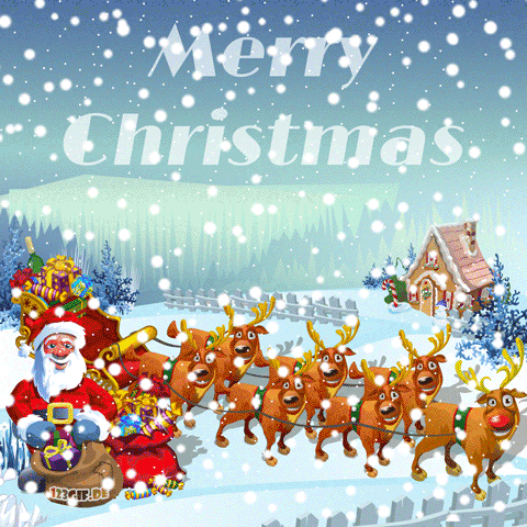 merry-christmas-sleigh-0022.gif von 123gif.de Download & Grußkartenversand