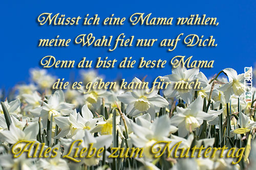 Müsst ich eine Mama wählen... Alles Liebe zum Muttertag