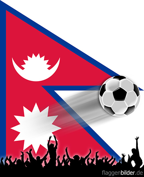 nepal_fussball-fans.jpg von 123gif.de Download & Grußkartenversand