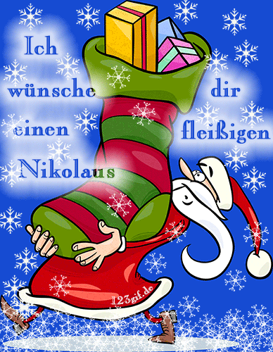 nikolaus-0059.gif von 123gif.de Download & Grußkartenversand
