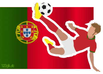portugalflagge-fussballspieler.gif von 123gif.de Download & Grußkartenversand
