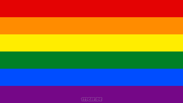 regenbogen-flagge-640x360.gif von 123gif.de Download & Grußkartenversand