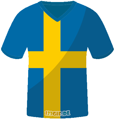 trikot-flagge-schweden.gif von 123gif.de Download & Grußkartenversand